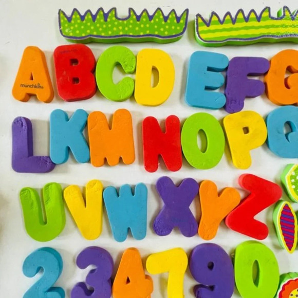 Foam Letters Numbers Flowers Butterfly Cactus Alphabet Kids Learning Educational - Picture 4 of 9